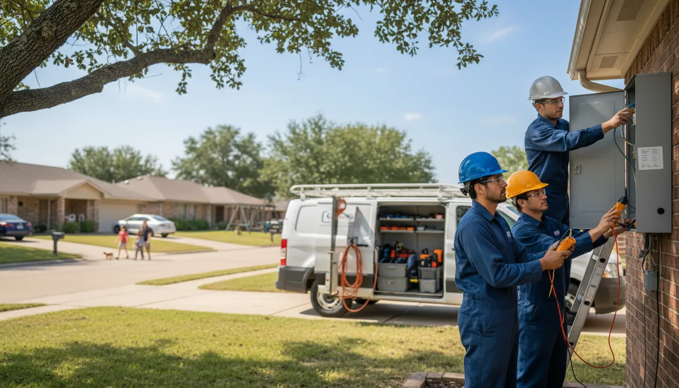 Certified electrician providing emergency electrical services in Havana, AR